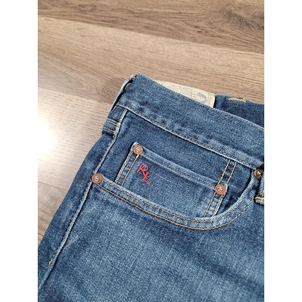Polo Ralph Lauren Jeans Hampton Straight Size 38x32* Dark Wash Cotton Blend Mens
